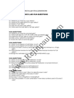 Digital Electronics Lab Viva Questions