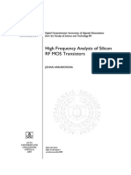 Analysis of Silicon RF MOSFETs