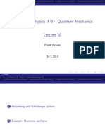 Theoretical Physics II B - Quantum Mechanics: Frank Krauss