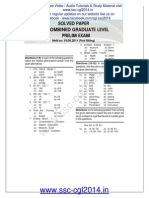 2011 - CGL Tier 1 Paper 1