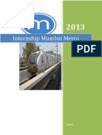 Internship Mumbai Metro: Abhishek