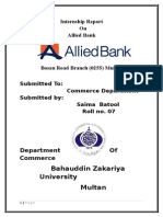 Allied Bank Report