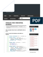 Populate JTree From MySQL Database - Javaknowledge-1 PDF