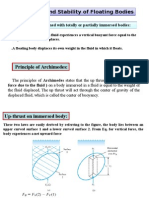 Buoyancy and Stability of Floating Bodies