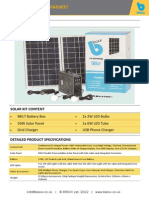 Bboxx Bb17 Kit Datasheet