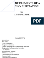 Study of A 22013233kv Substation