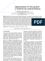 Fine-Grained Resource Usage Model For Android (Paper)