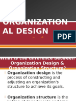 Organizational Design. Report