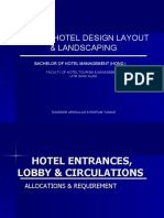 HTH 565 Hotel Design Layout & Landscaping: Bachelor of Hotel Management (Hons.)