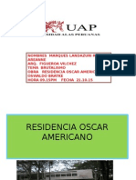 Residencia Oscar Americano Brutalismo