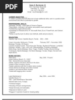 Resume of Rbuchmaier