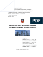 Sistema de Potencia Electrico Refineria Pdvsa Puerto La Cruz Proyecto Valcor