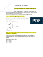 Questions On Logic Synthesis