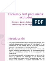 Escalas y Test para Medir Actitudes