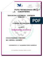 Eco - Intern, Unidad IV Globalizacion Economica