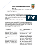 Balanza de Torsión para Demostrar La Ley de Coulomb