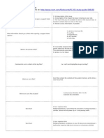 F 5201 Study Guide Flash Card