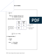 Additional Mathematics: Index Numbers