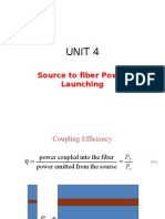 Source To Fiber Power Launching