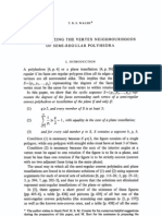 Characterizing The Vertex Neighbourhoods of Semi-Regular Polyhedra, by T. R. S. Walsh