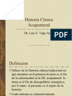 Historia Clinica Acupuntural 30-06 Dr. Luis Vega