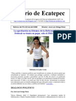 Diario de Ecatepec 15 Al 22 de Abril