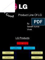 Product Line of LG: by Sanath Kumar Vivek