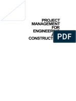 Project Management For Engineers and Construction 20