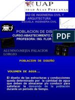 Poblacion de Diseño