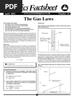 The Gas Laws: Factsheet Physics