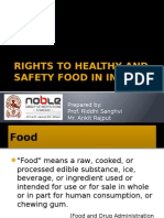 Food Safety in India