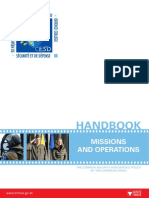 Final - Handbook On CSDP Missions and Operations