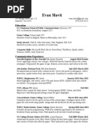 Sports Reporter 2015 Resume