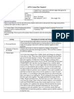 Edtpa Lesson Plan Template : Activity Description of Activities and Setting Time