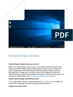 Windows 10 Tips and Tricks