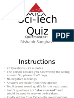 AQC Tech Quiz Prelims - Rishabh