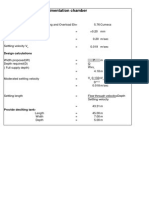 Design of Desilting Chamber