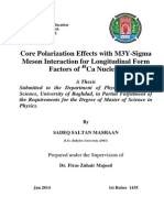 Core Polarization Effects With M3Y-Sigma