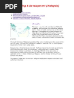 Planning & Development in Malaysia