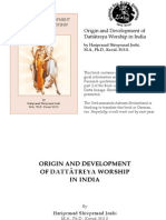 Origin & Development of Dattareya Worship in India