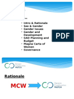 DCW PPT Re MCW Gender & Gov