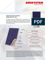 Panou Solar Hibrid Termic Si Fotovoltaic 