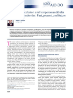 Evolution of Occlusion and Temporomandibular