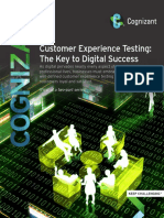 Customer Experience Testing: The Key To Digital Success