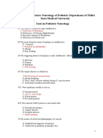 Tests in Pediatric Neurology