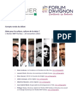 Compte-Rendu #DébatsFA 24/11 Avec L'Atelier BNP Paribas