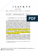 La Paradoja en La "Vida Es Sueño"