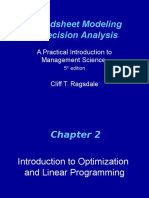 Spreadsheet Modeling & Decision Analysis: A Practical Introduction To Management Science