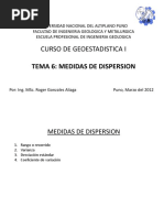 Medidas de Dispersion PDF