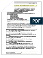 8-Estimate Activity Duration, Resource Requirements, and Cost